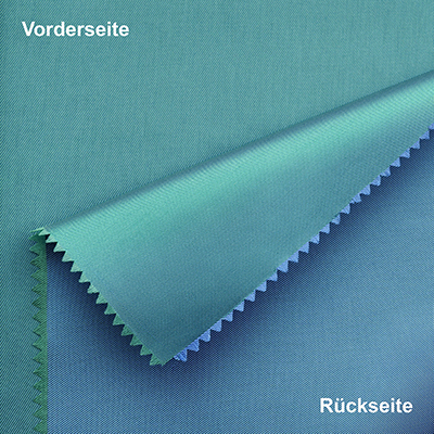 TWILL BICOLOR CHANGEANT - Farbe 9713 Grün / Blau